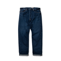 【40-701C_F】5P Selvedge Regular Straight