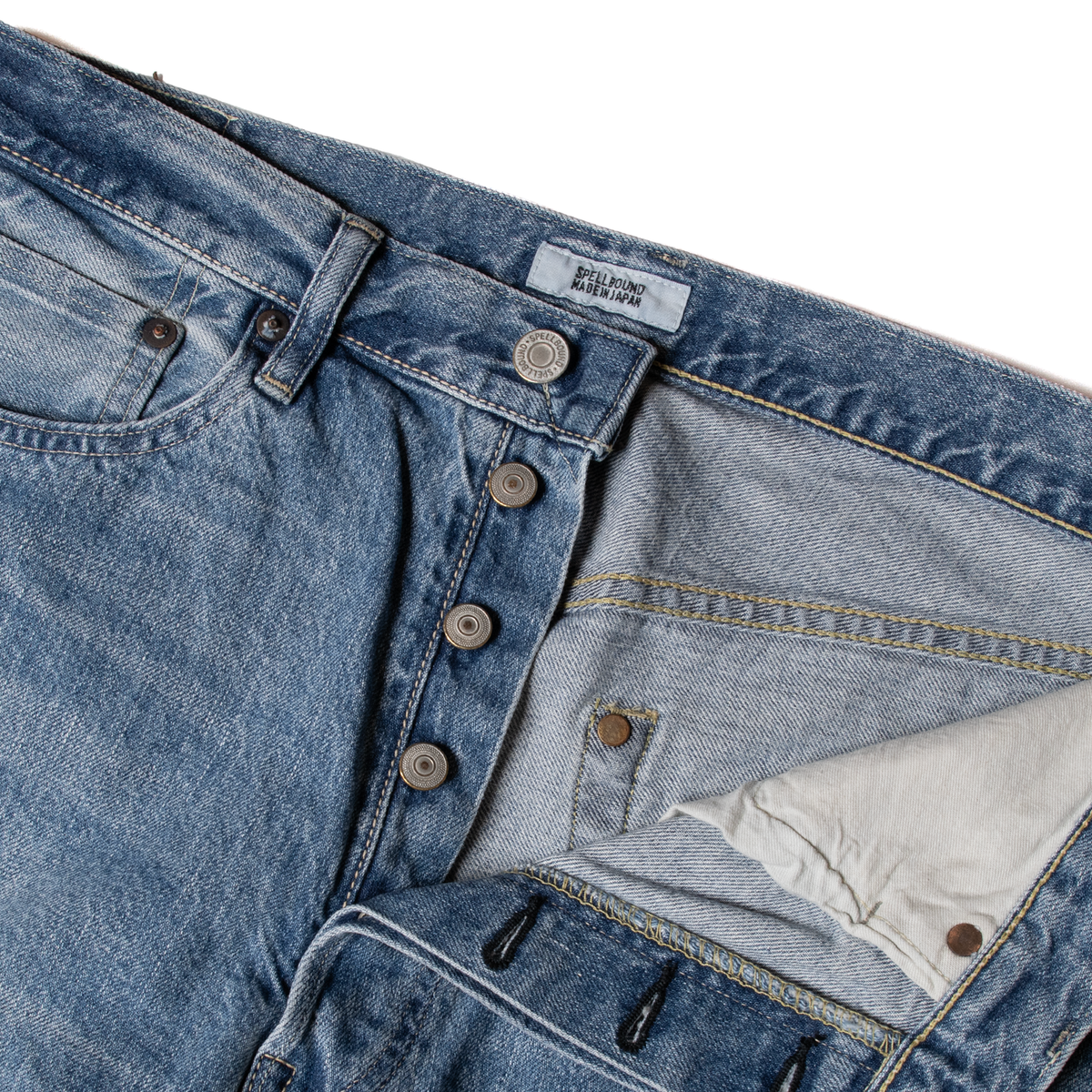 【40-701C_U】5P Selvedge Regular Straight