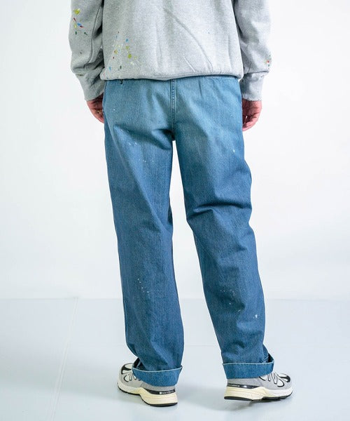 10oz Denim Chino Trousers _ Used Indigo