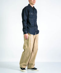 Authentic Denim Work Shirt _ One Wash Indigo