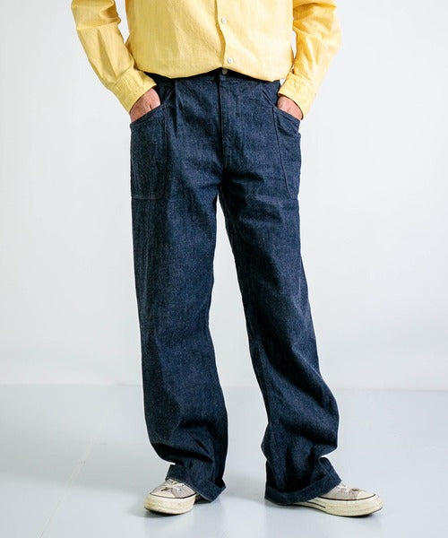 Military Pants _ One Wash Indigo