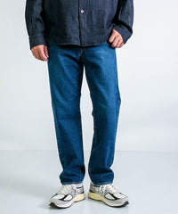 Regular Straight Jeans _ Used Indigo