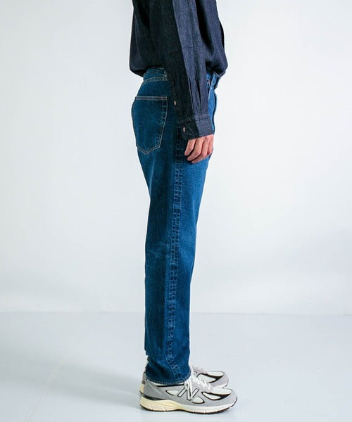 Regular Straight Jeans _ Used Indigo
