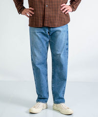 Regular Straight Jeans_Used Indigo