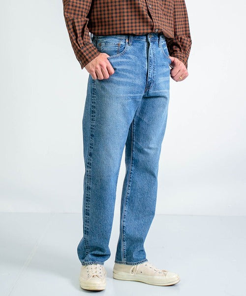 Regular Straight Jeans_Used Indigo