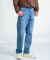 Regular Straight Jeans_Used Indigo