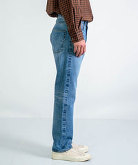 Regular Straight Jeans_Used Indigo