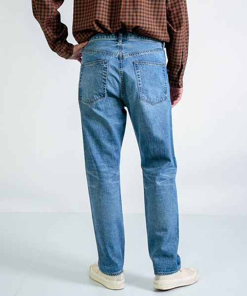 Regular Straight Jeans_Used Indigo