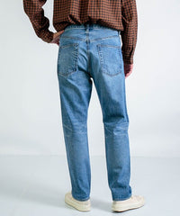 Regular Straight Jeans_Used Indigo