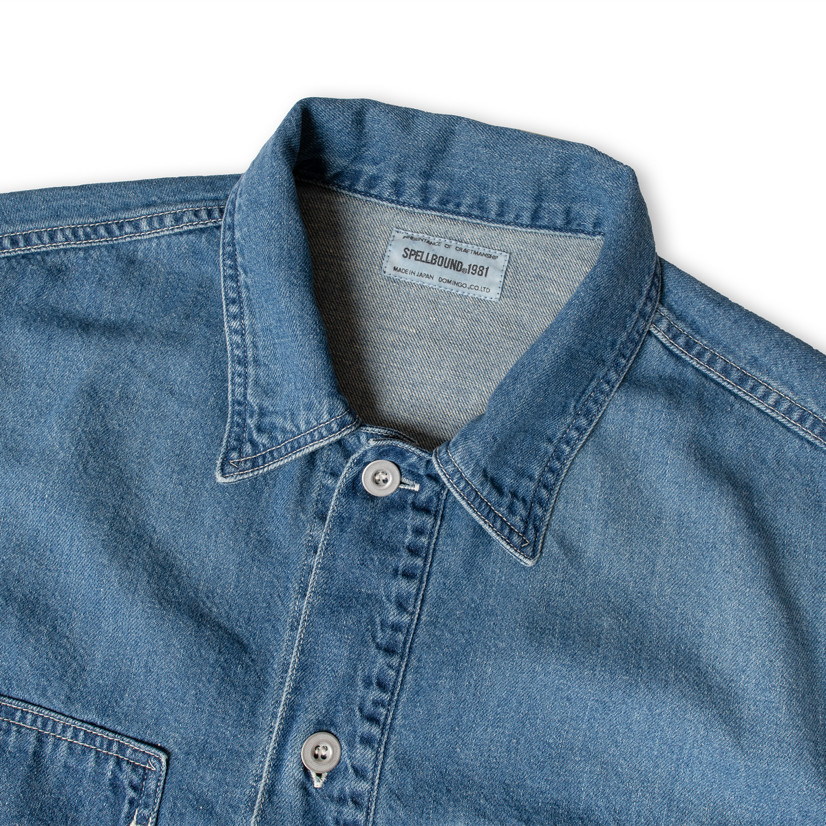 8oz Cotton Linen Denim Military Jacket - Used