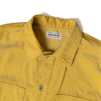 Corduroy Military Jacket - Yellow
