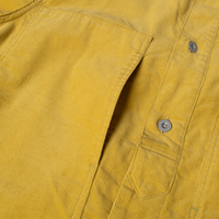 Corduroy Military Jacket - Yellow