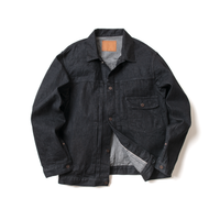 デニムジャケット_One Wash Black