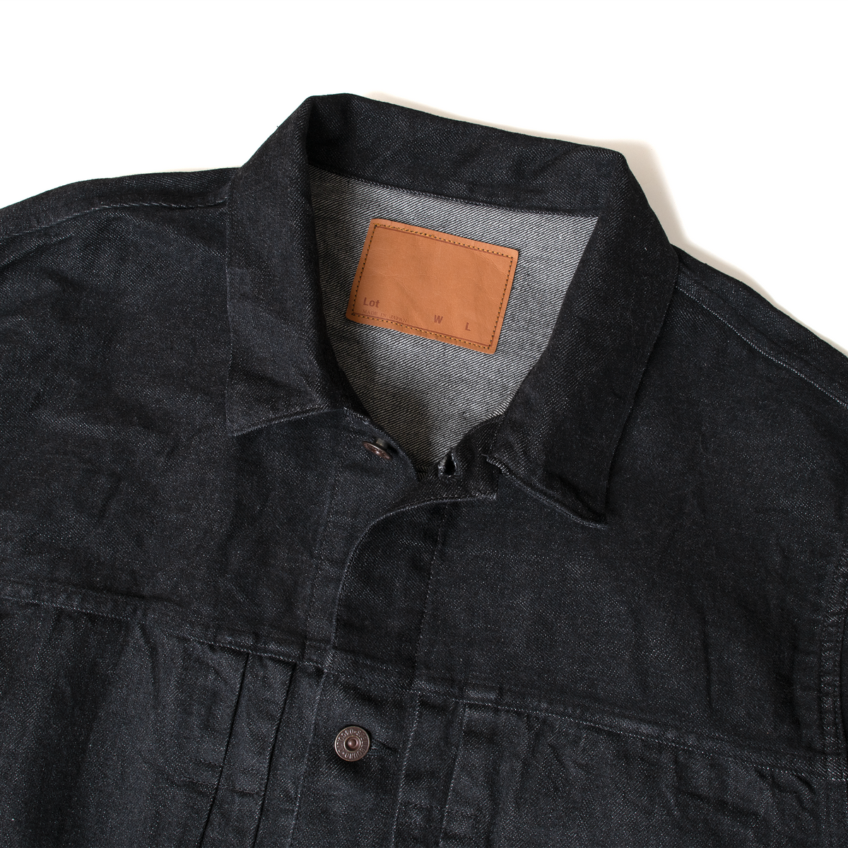 デニムジャケット_One Wash Black