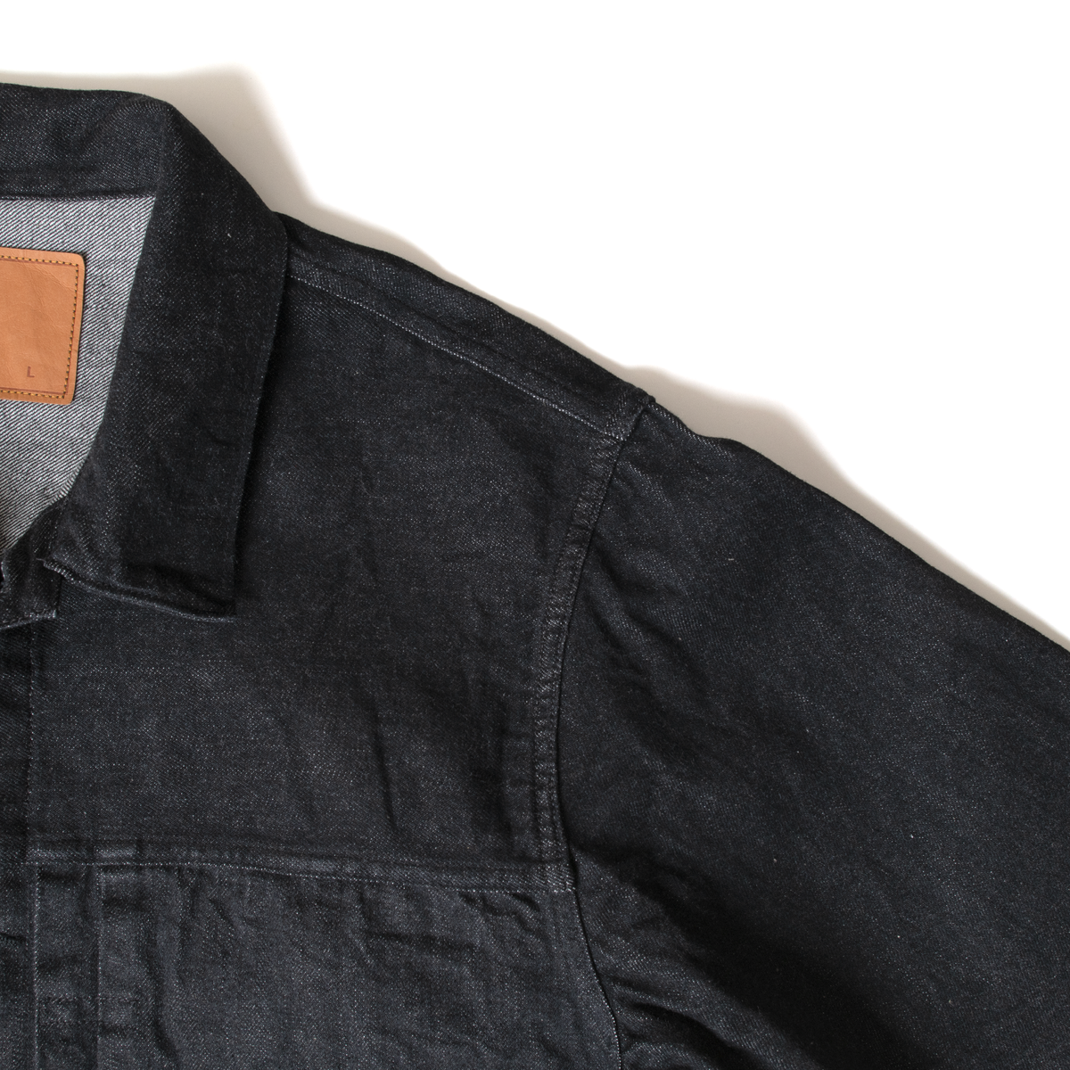デニムジャケット_One Wash Black