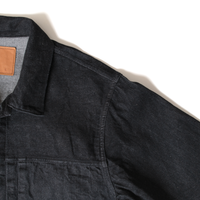 デニムジャケット_One Wash Black