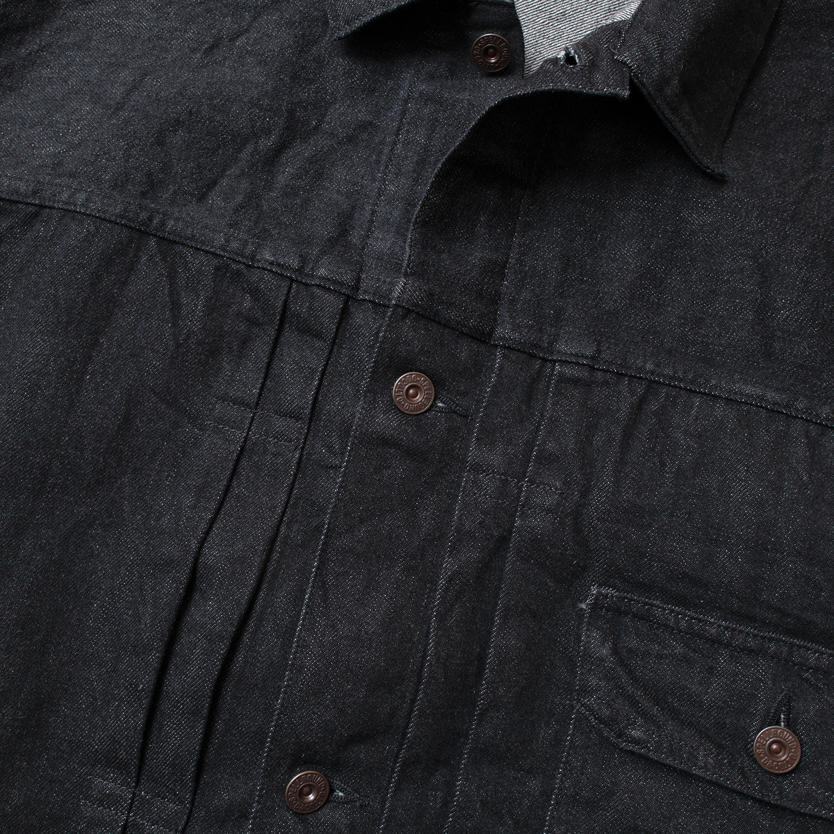 デニムジャケット_One Wash Black