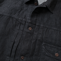 デニムジャケット_One Wash Black