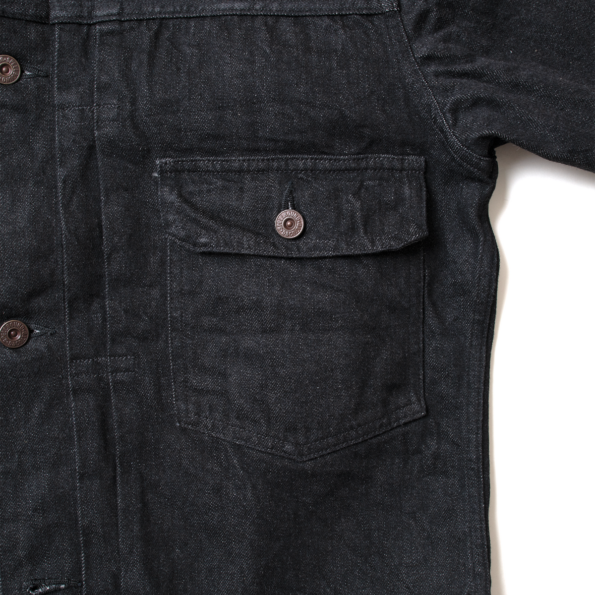 デニムジャケット_One Wash Black
