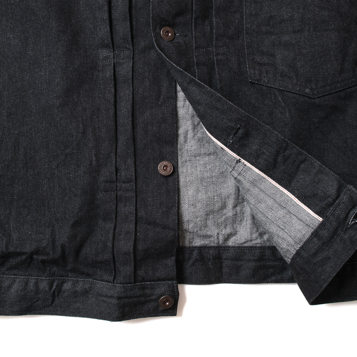 デニムジャケット_One Wash Black