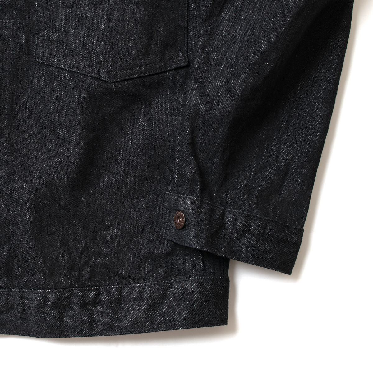 デニムジャケット_One Wash Black