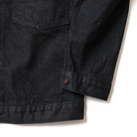 デニムジャケット_One Wash Black