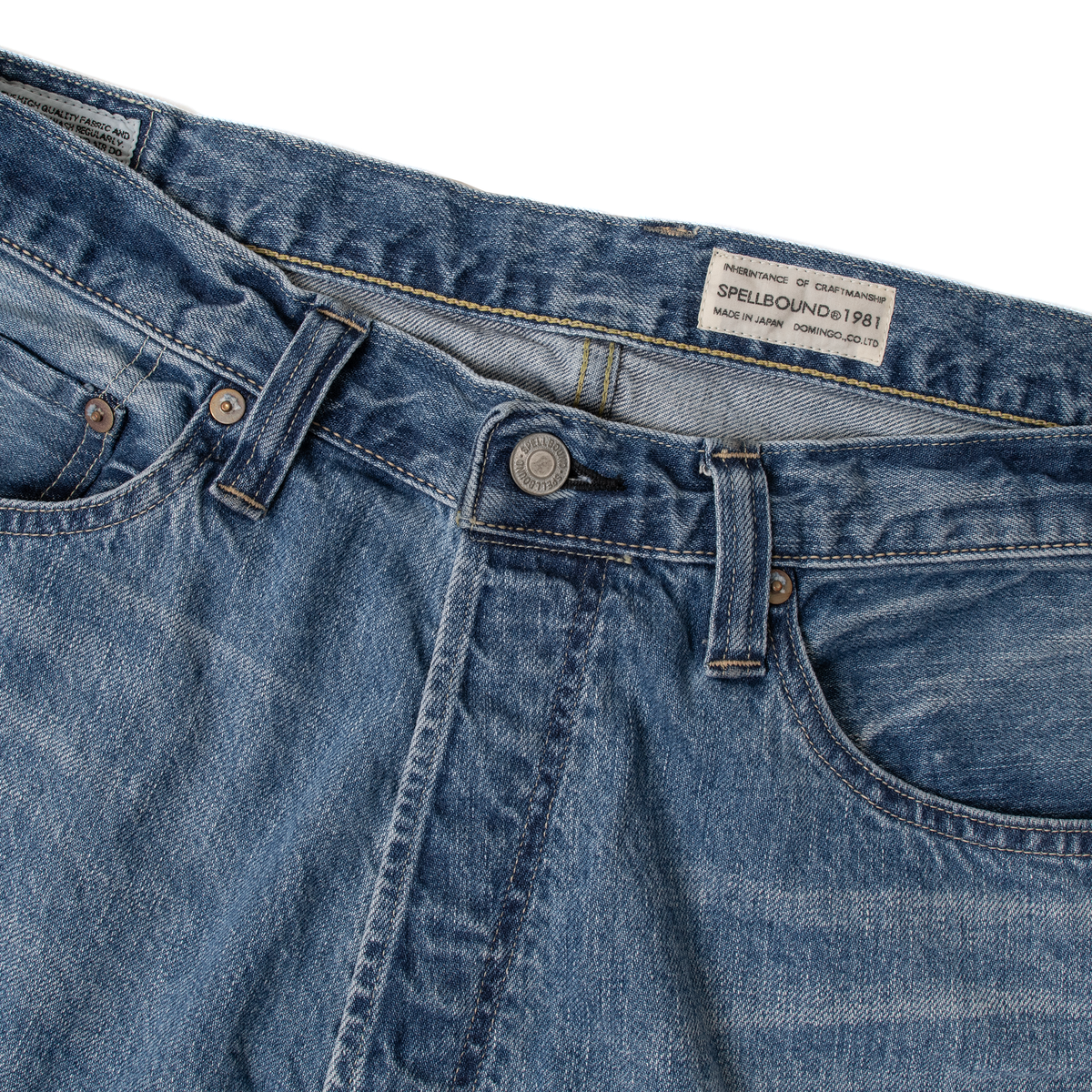 ワイドテーパードジーンズ_Used Indigo
