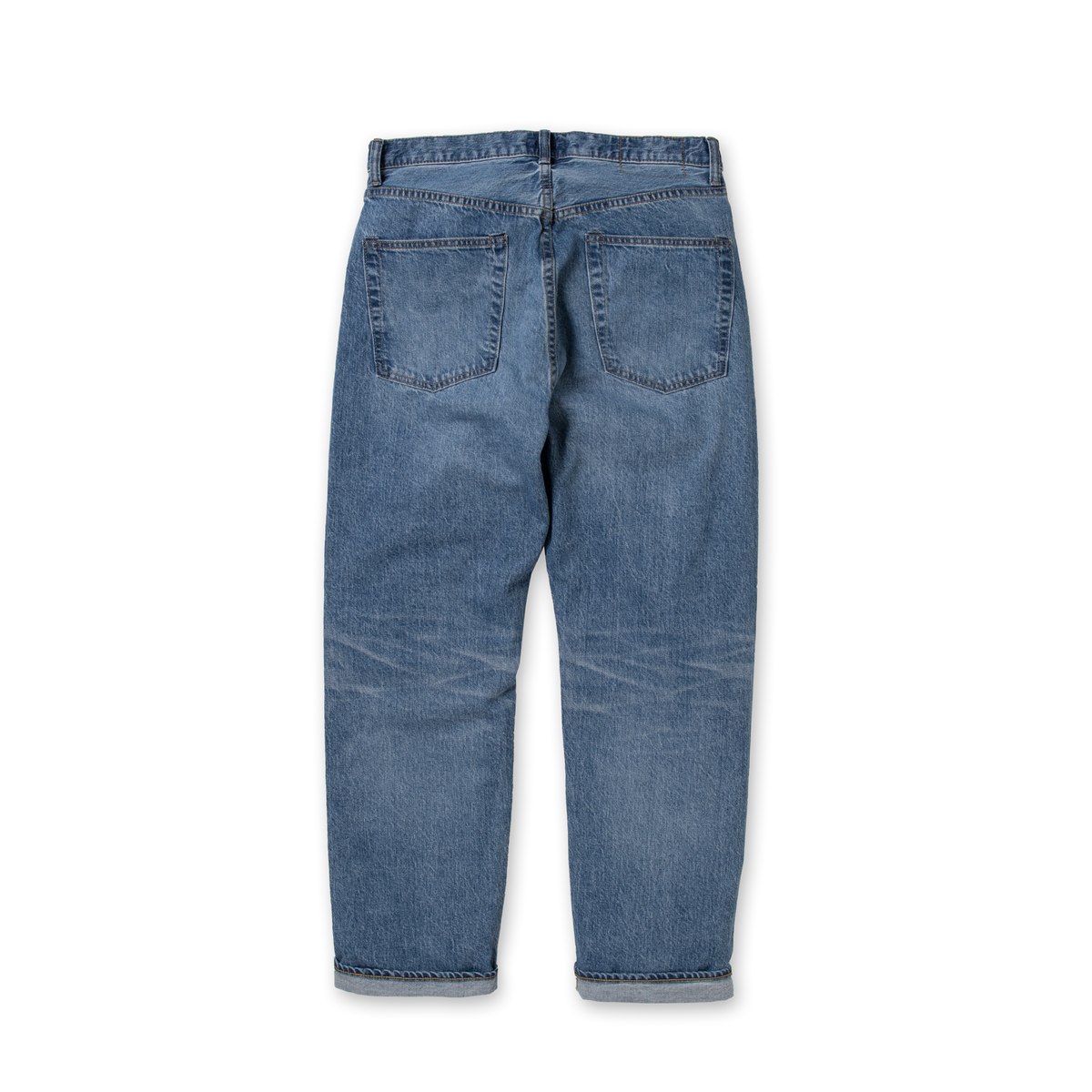 レギュラーストレートジーンズ（ジッパー）_Used Indigo