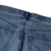 レギュラーストレートジーンズ（ジッパー）_Used Indigo
