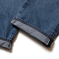 レギュラーストレートジーンズ（ジッパー）_Used Indigo