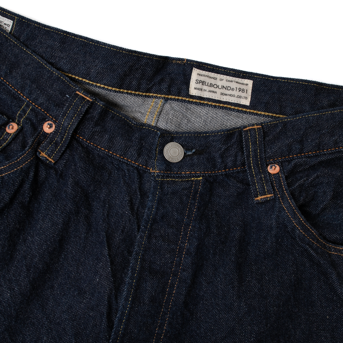 ワイドテーパードジーンズ_One Wash Indigo