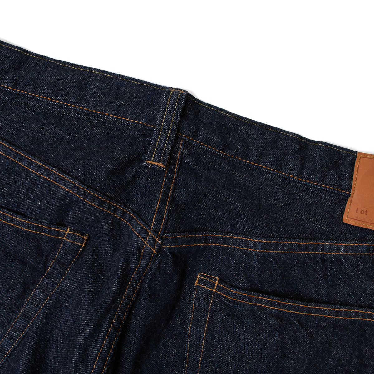 ワイドテーパードジーンズ_One Wash Indigo
