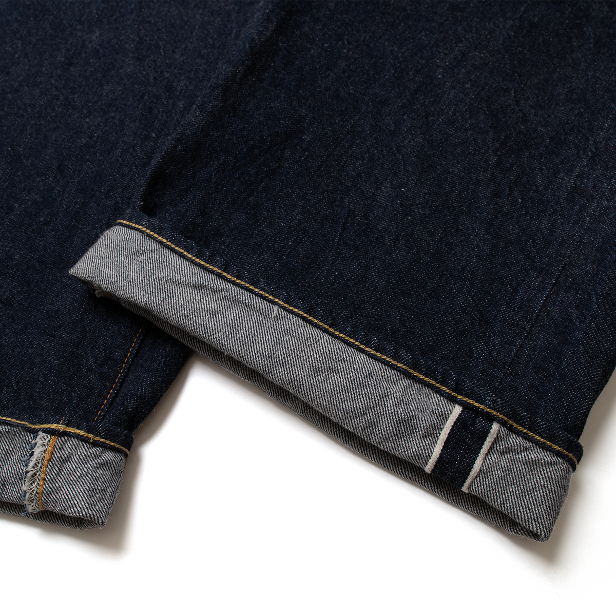 ワイドテーパードジーンズ_One Wash Indigo