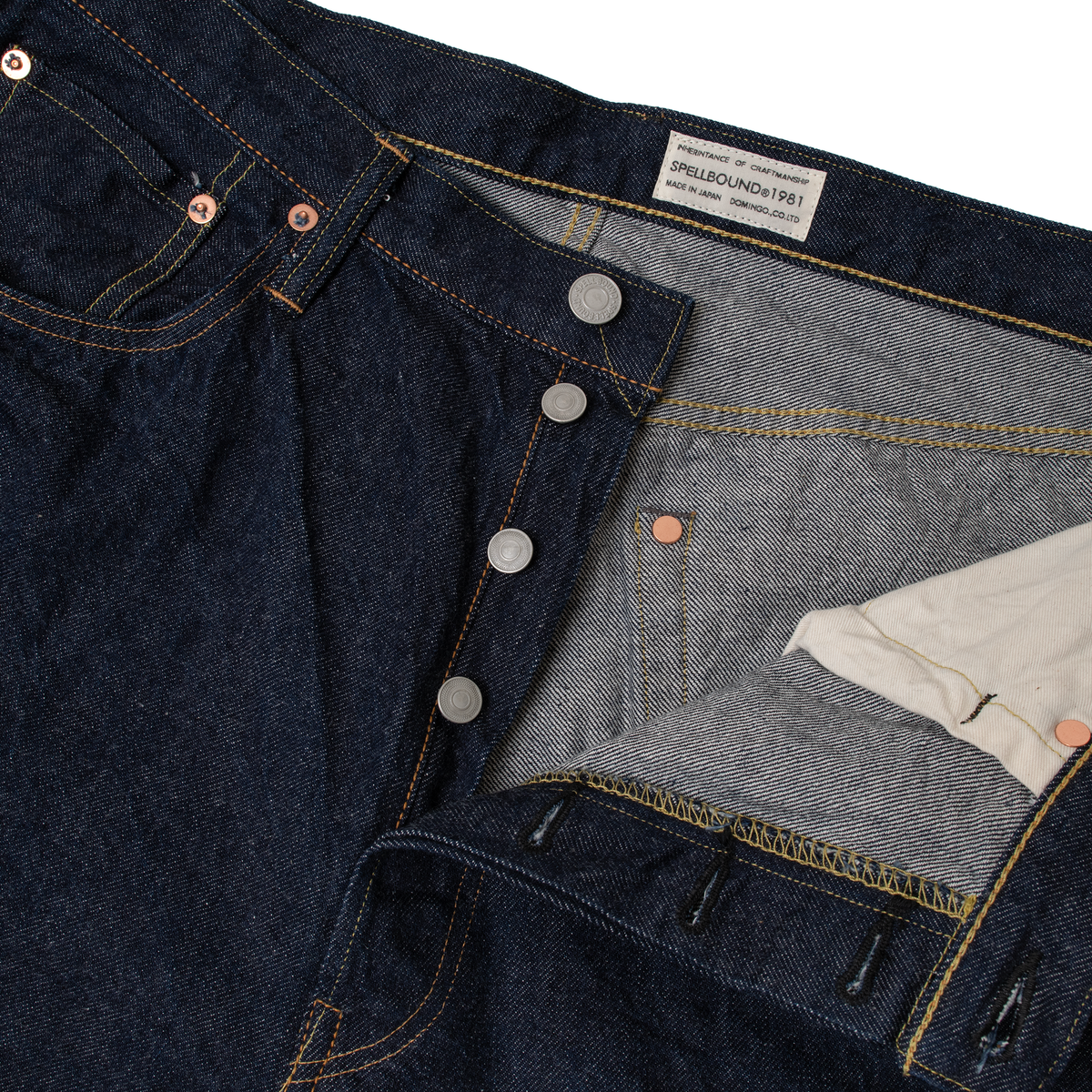 レギュラーストレートジーンズ_One Wash Indigo
