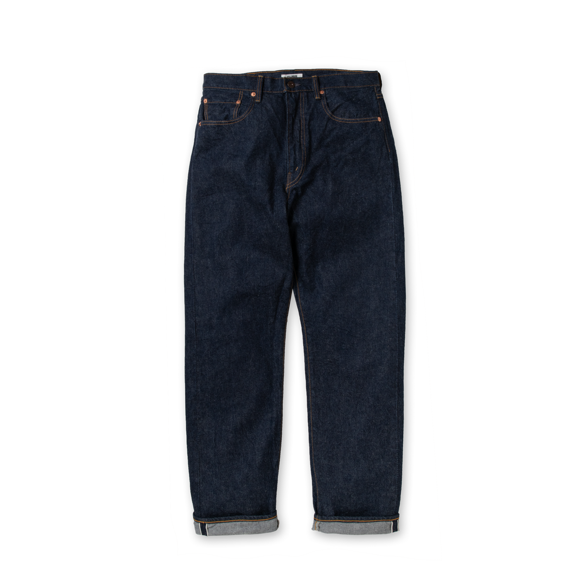 レギュラーストレートジーンズ（ジッパー）_One Wash Indigo