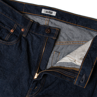 レギュラーストレートジーンズ（ジッパー）_One Wash Indigo