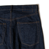 レギュラーストレートジーンズ（ジッパー）_One Wash Indigo