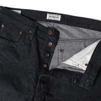 レギュラーストレートジーンズ_One Wash Black