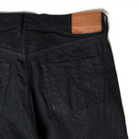 レギュラーストレートジーンズ_One Wash Black