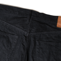 レギュラーストレートジーンズ_One Wash Black
