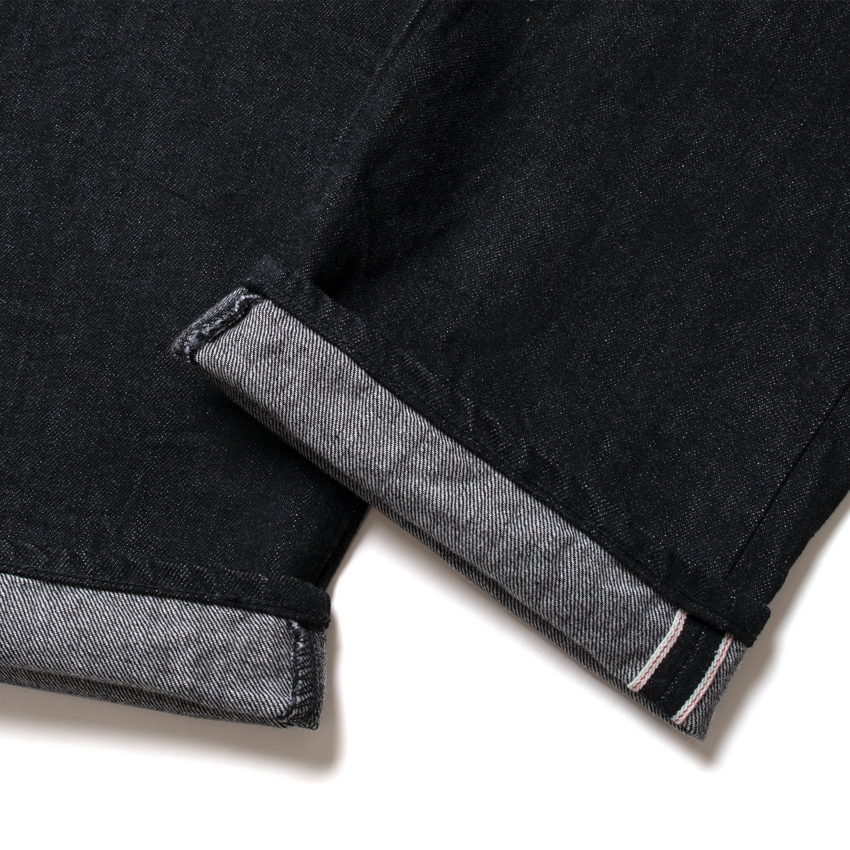 レギュラーストレートジーンズ_One Wash Black