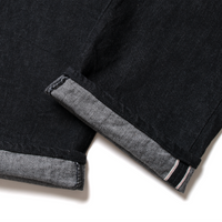 レギュラーストレートジーンズ_One Wash Black