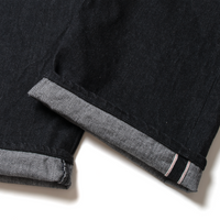 ワイドテーパードジーンズ_One Wash Black