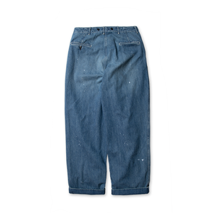 10oz Denim Chino Trousers _ Used Indigo